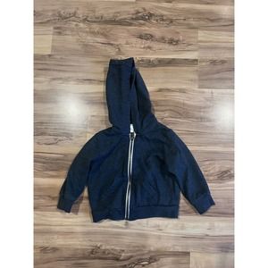 Carter's 9m Blue Zip Up Sweatshirt With Pockets and Hood Unisex Baby